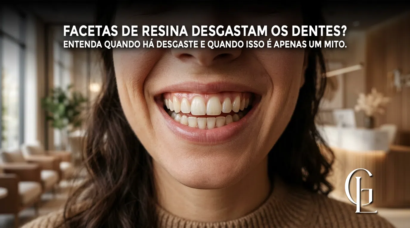 Facetas de Resina Desgastam os Dentes? Explicação do Dentista Gustavo Lizarelli sobre o assunto.