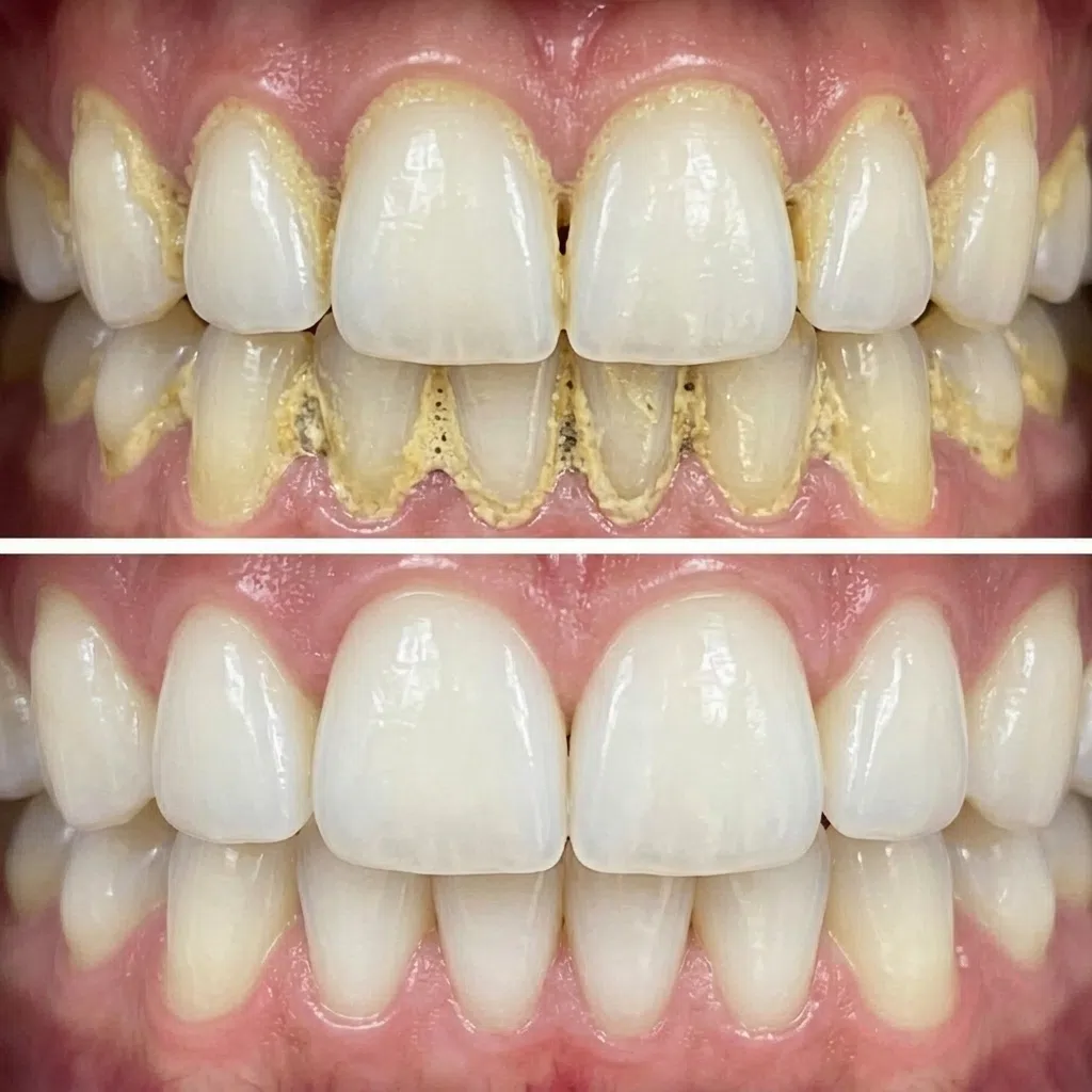 Limpeza dentária (profilaxia) feita pelo Dr. Gustavo Lizarelli dentista em Ribeirão Preto.