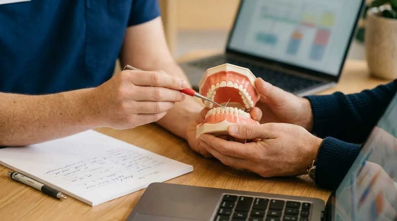 Avaliação humanizada para visagismo dental.